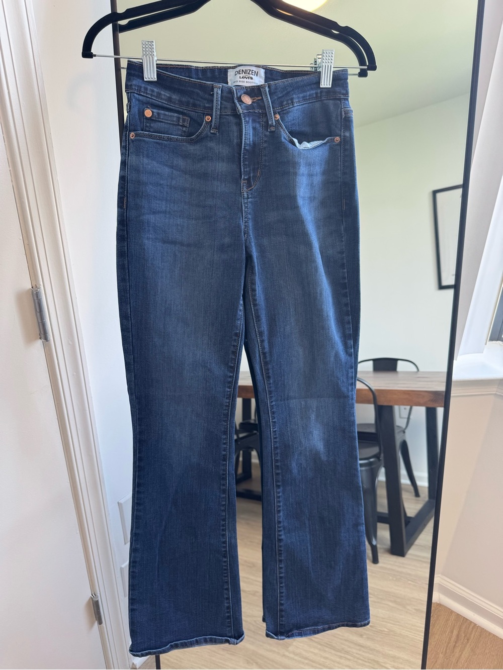 Levi's Indigo Flare Jeans with Copper Hardware